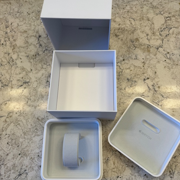 Apple Watch 1 Original 42mm Sports band Empty Box Square White Hard Plastic - Picture 9 of 11
